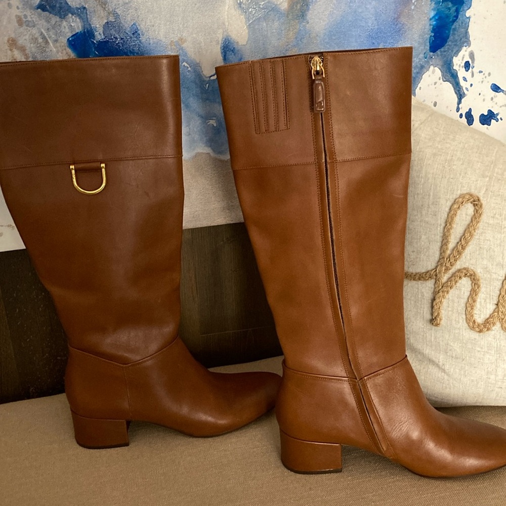 Ralph Lauren leather boots